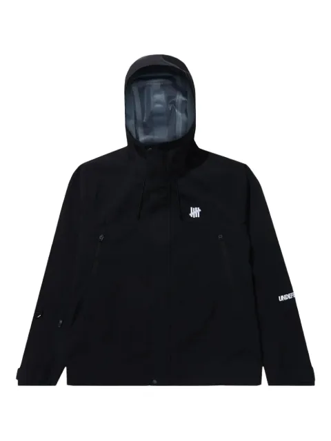 Undefeated Tactical long-sleeve hooded jacket Black LIYLOH80