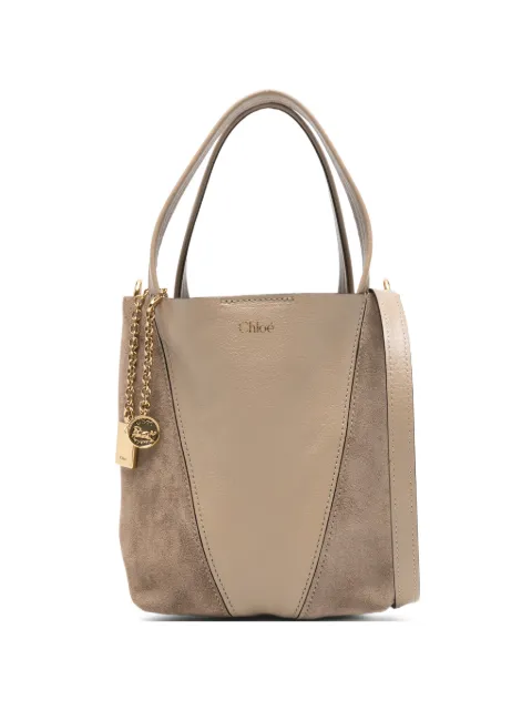 Chloé small Chloé Spin tote bag Neutrals CH26SS812Q76