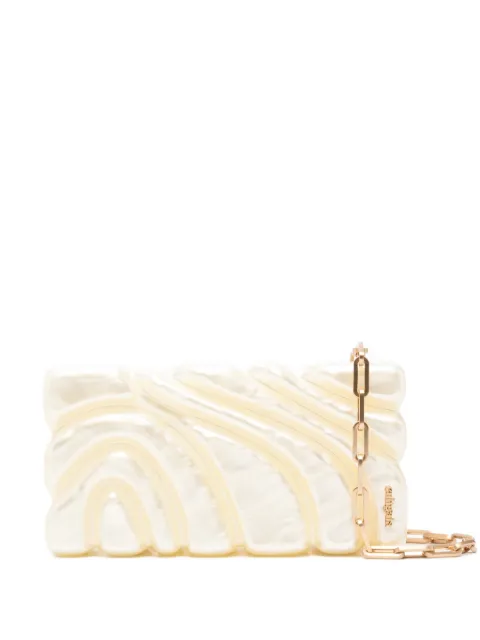 Cult Gaia Aura chain-strap clutch Neutrals CL3242AC1889