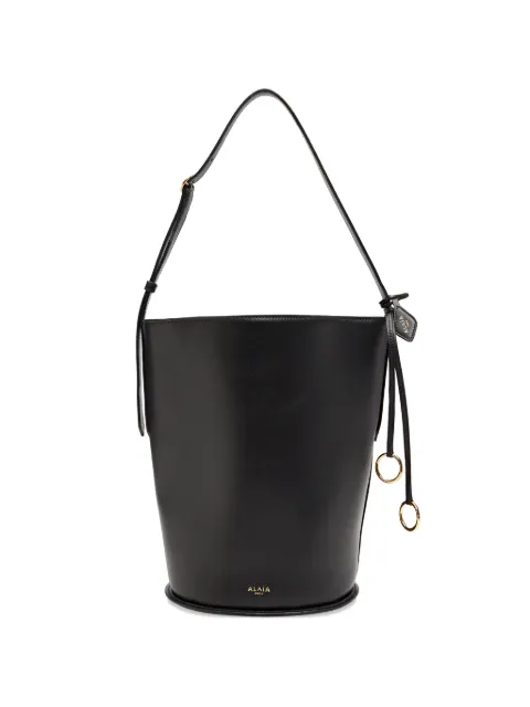 Alaïa small Hip leather bucket bag Black AA1L6005I061