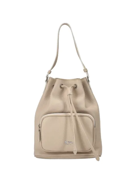 LA ROSE pocket drawstring satchel Neutrals 19002185