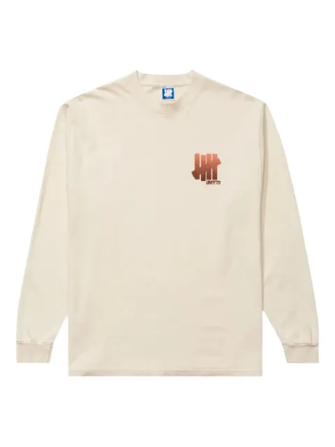 Undefeated long-sleeve logo sweatshirt Neutrals LHFA3V7W