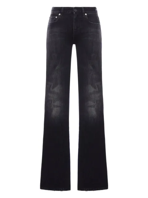 Balenciaga faded wide-leg trousers Black 852328TTW67