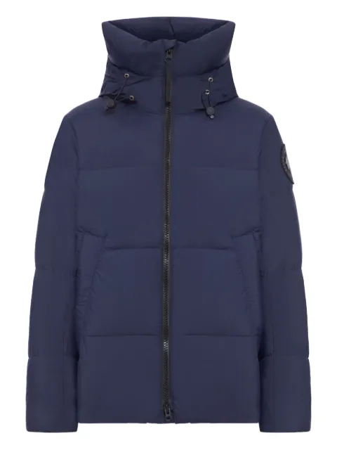 Canada Goose Crofton logo-patch padded jacket Blue 2282MB