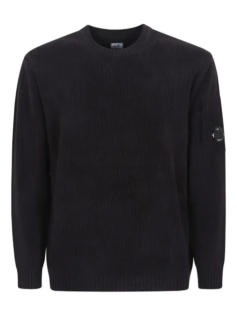 C.P. Company Lens-detail sweater Black 19CMKN017A005558G999