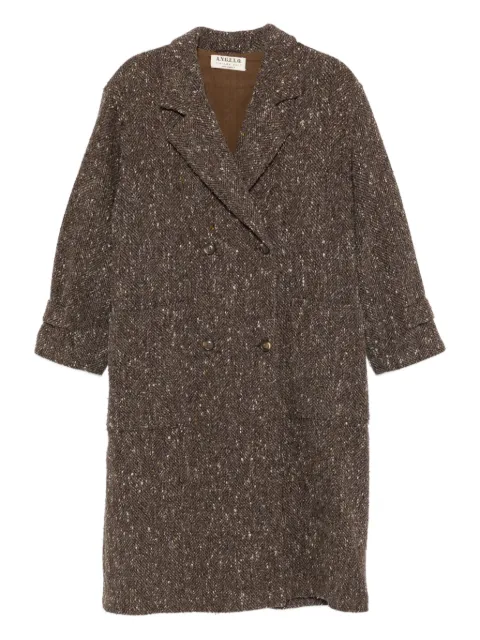 A.N.G.E.L.O. Vintage Cult 1970 wool coat Brown AN450VS