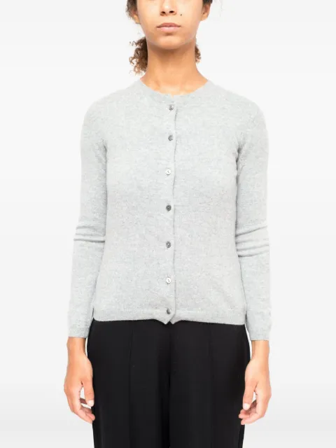 LA ROSE buttoned cashmere cardigan Grey GDC22801C