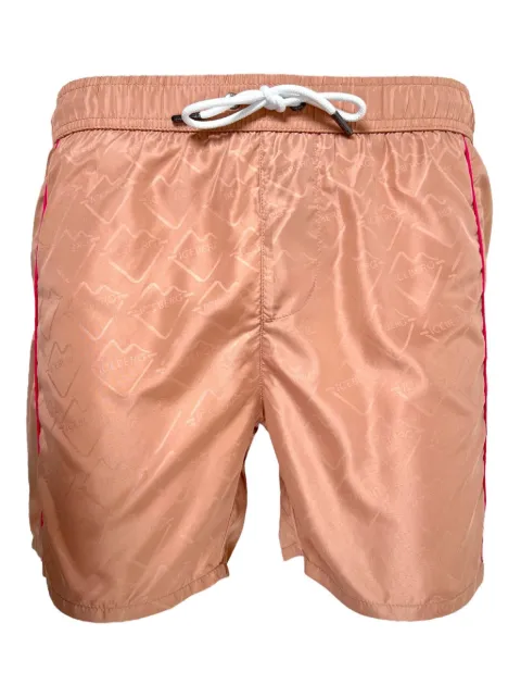 Iceberg logo-patterned side-striped swim shorts Pink ICE25MBS05