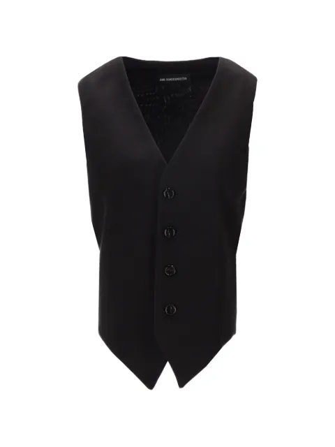 Ann Demeulemeester button waistcoat Black B0013555FA696