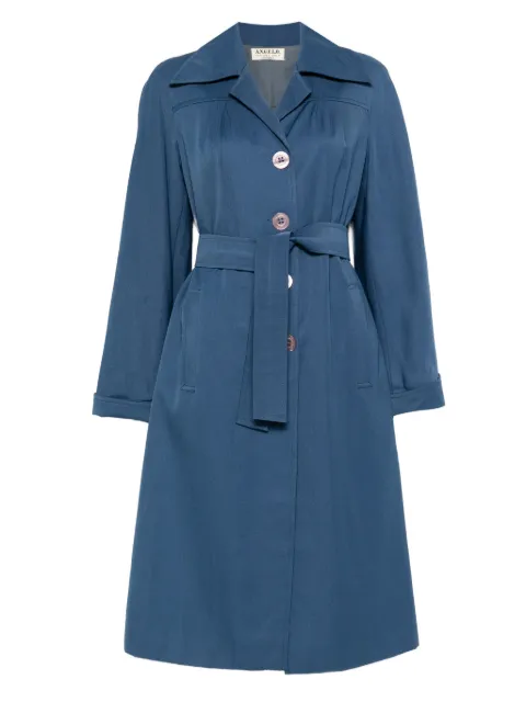 A.N.G.E.L.O. Vintage Cult 1970s belted coat Blue AN350VR