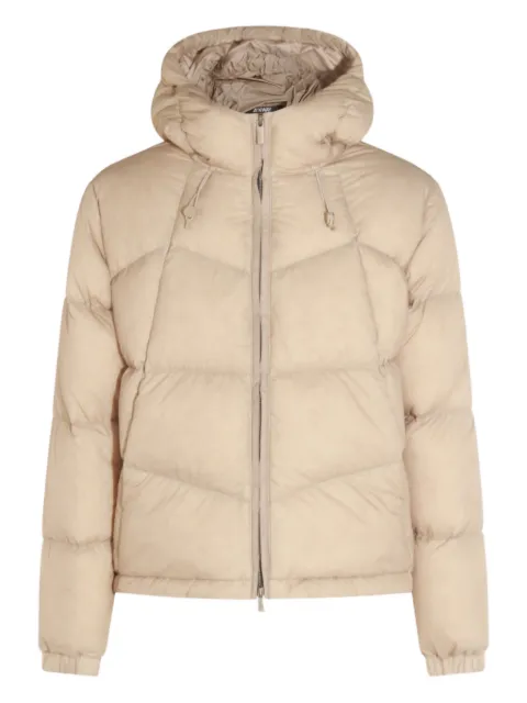 K-Way hooded puffer jacket Neutrals K7136GWB3W
