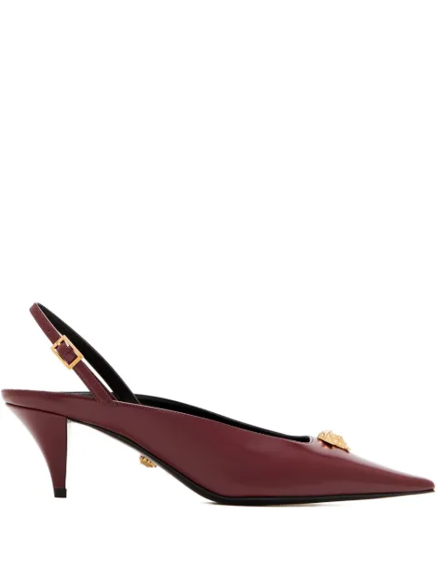 Versace 55mm La Medusa slingback pumps Red 10219051A14835
