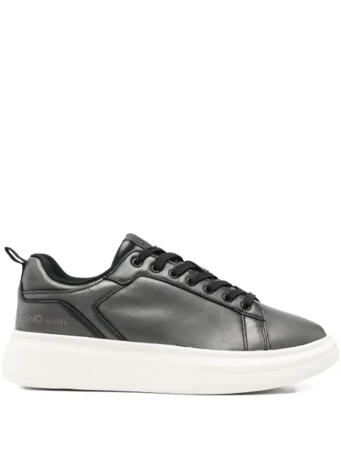 LIU JO lace-up platform sneakers Black 7G5015PX112