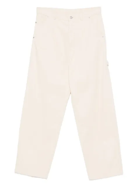Drôle De Monsieur utility-pocket cotton trousers Neutrals BP198CO224