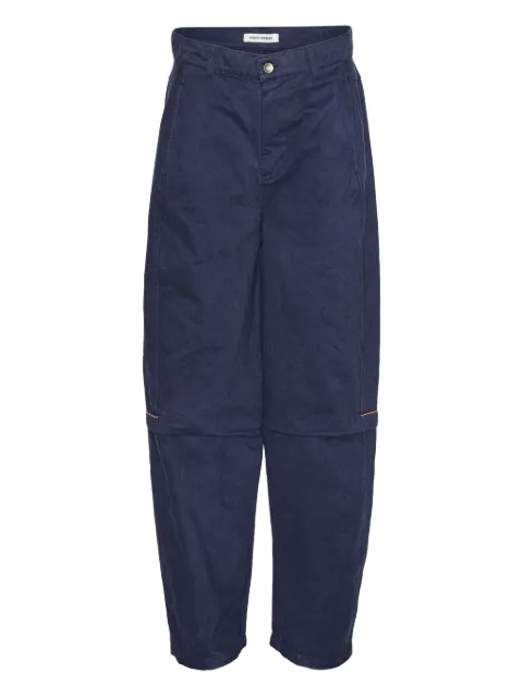 Henrik Vibskov seam-detail trousers Blue AW25KEYF501