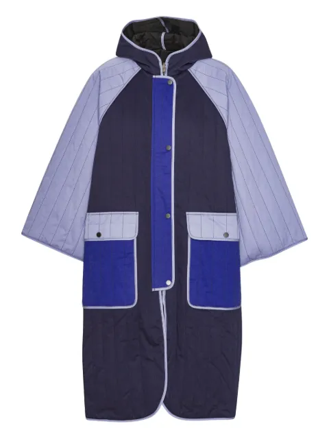 Henrik Vibskov reversible hooded parka Black AW25KEYF603