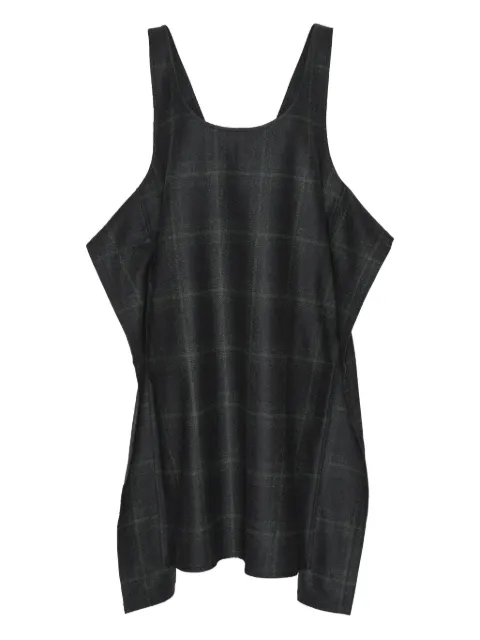 Henrik Vibskov checked dress Black AW25KEYF208