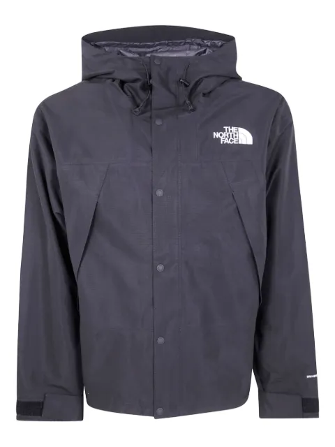 The North Face logo-embroidered hooded jacket Black NF0A88XF097