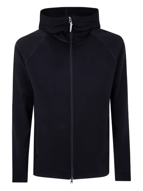 Houdini Sportswear zip-up hooded jacket Black 830019
