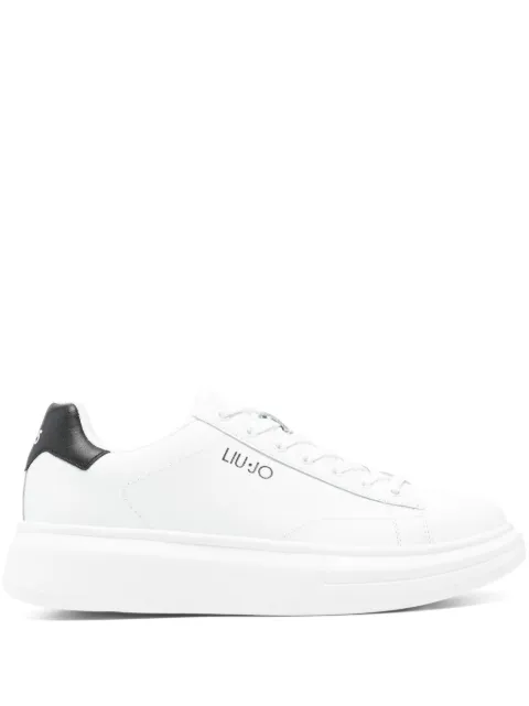 LIU JO leather platform sneakers White 7B4027PX474S1005