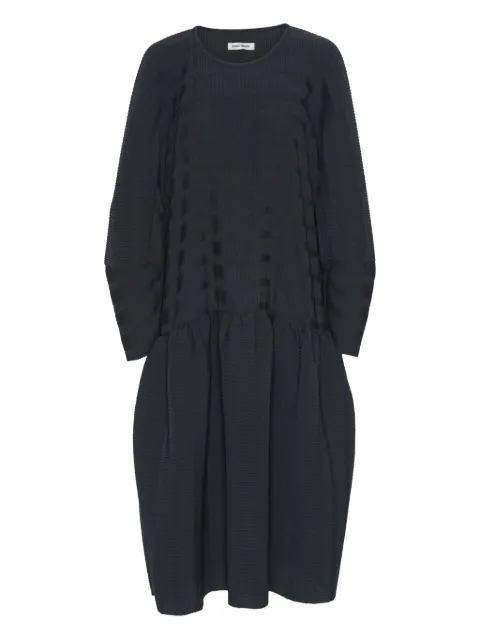 Henrik Vibskov gathered midi dress Black AW25KEYF319
