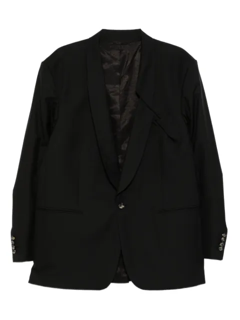 marina yee wool blazer Black SMOKEJACK
