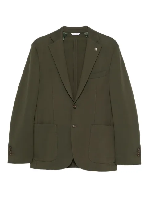 Manuel Ritz buttoned single-breasted jacket Green 3932G2728MC253760