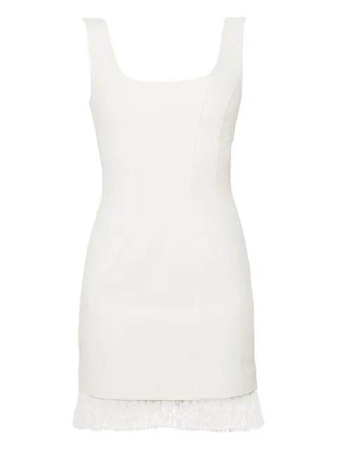 RXQUETTE lace-trimmed tweed dress Neutrals RXFW24PORTDRS
