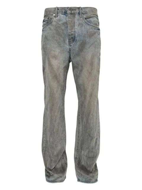 Purple Brand dirty-effect jeans Grey P011ACDY425