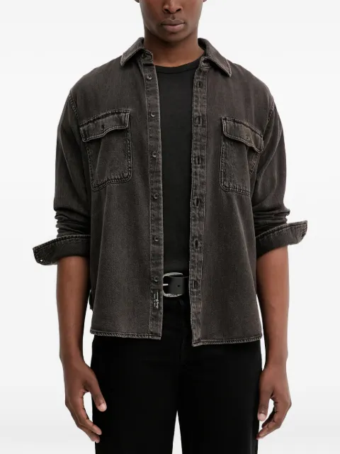 rag & bone buttoned pocket overshirt Brown RX0825FSUBB