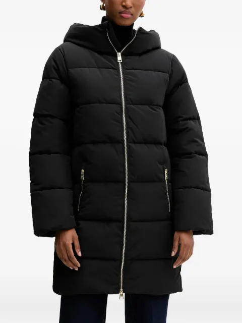 Silvian Heach hooded zip coat Black GPA25367PI