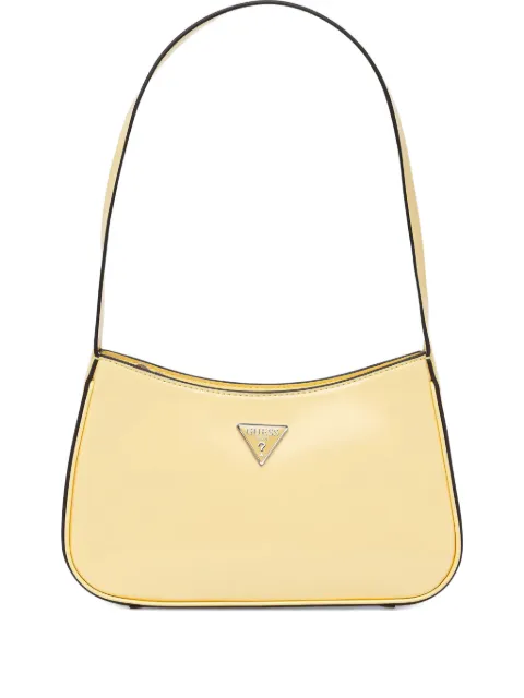 GUESS USA Arnela triangle-logo shoulder bag Yellow HWNY9496170