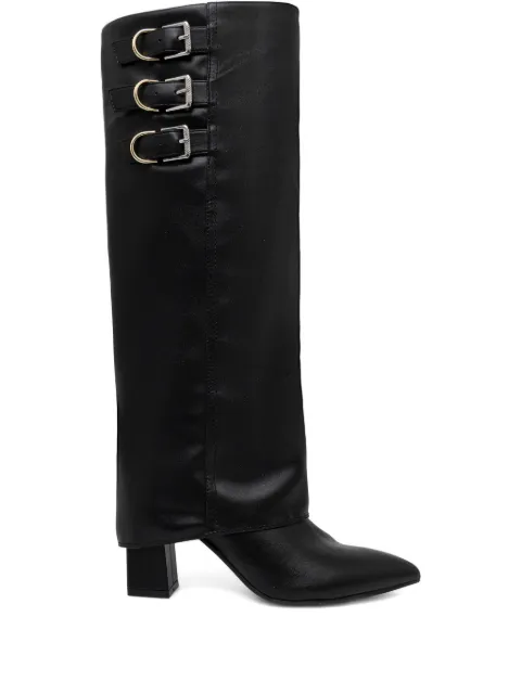 GUESS USA 85mm Garica side-buckles boots Black FLFGARELE11