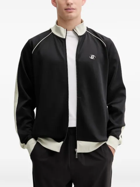 GUESS USA Fulvio logo piping sweatshirt Black Z5YQ21KCRU2