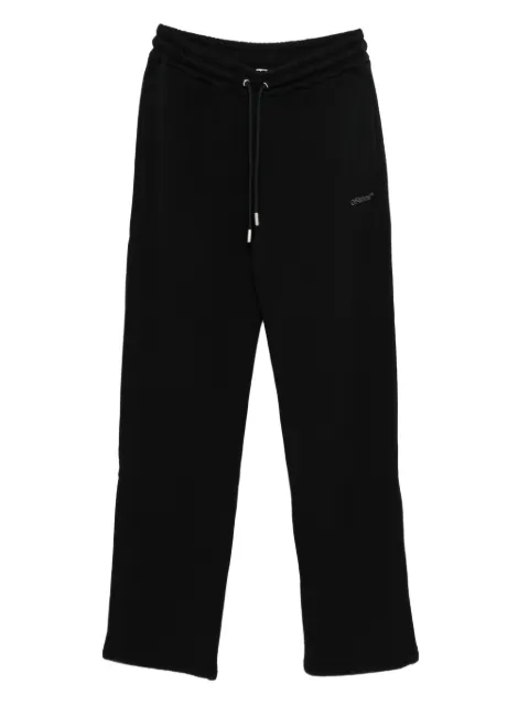 Off-White drawstring-waist track pants Black OMCH054C99FLE004