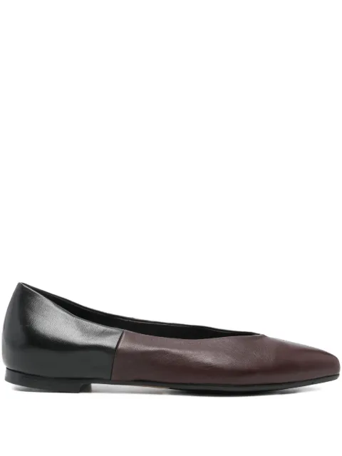 lorena paggi two-tone pointed-toe flats Brown 52202