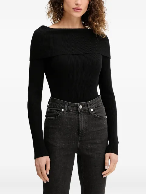 Silvian Heach ribbed sweater Black GPA25249MA