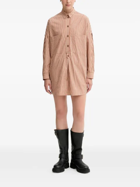 Sessùn striped shirt mini dress Neutrals 25105013