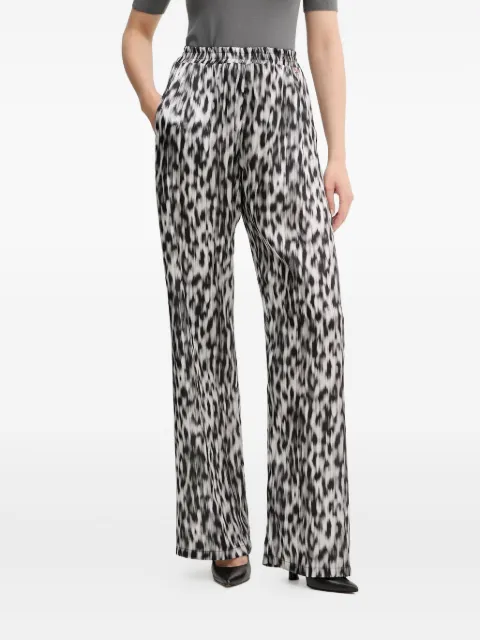 Silvian Heach animal-print trousers White GPA25570PA