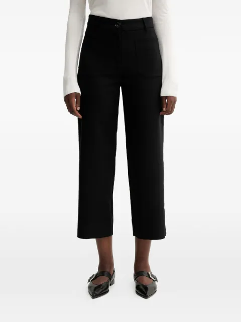 Sessùn cropped trousers Black 21507002