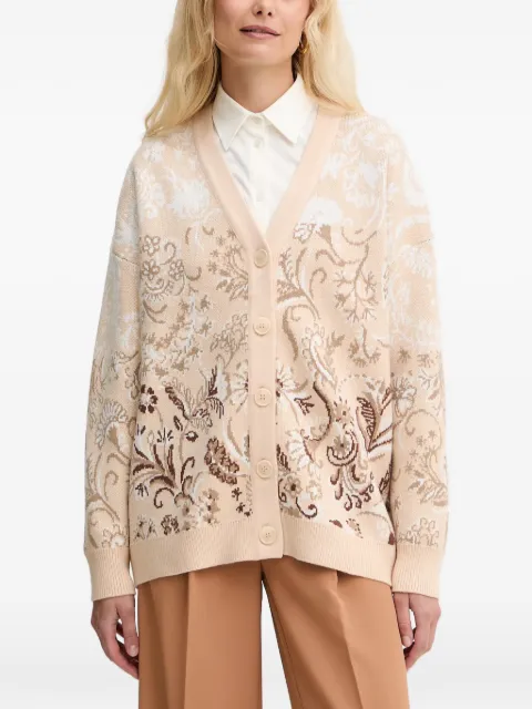 GUESS USA floral-print cardigan Neutrals W5GR31Z2ZK2