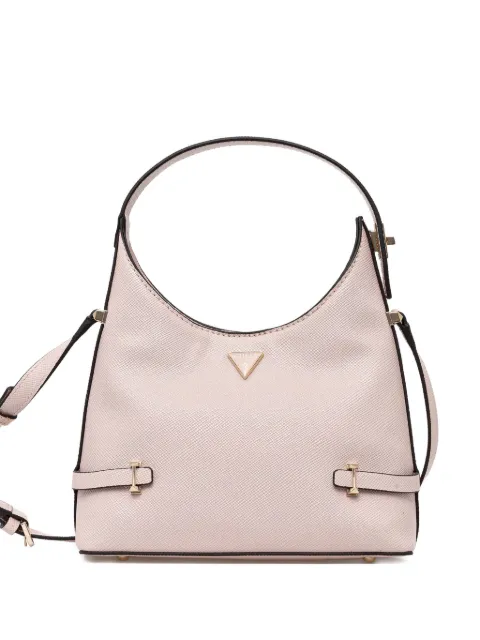 GUESS USA mini Rosalba triangle-logo satchel Pink HWZG9657010