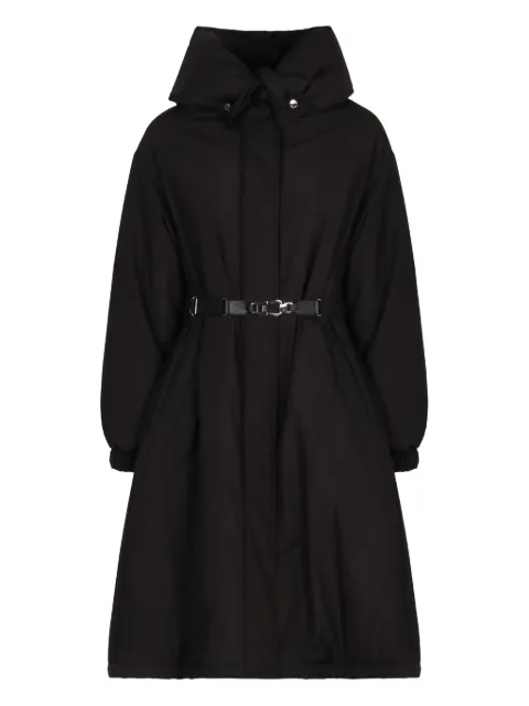 Moorer Eneida belted parka Black MODGI101066