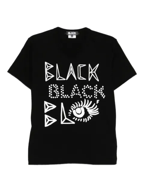 Black Comme Des Garçons printed T-shirt Black 1PT502052