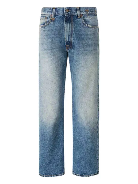 R13 frayed-hem straight jeans Blue R13W5083D026A