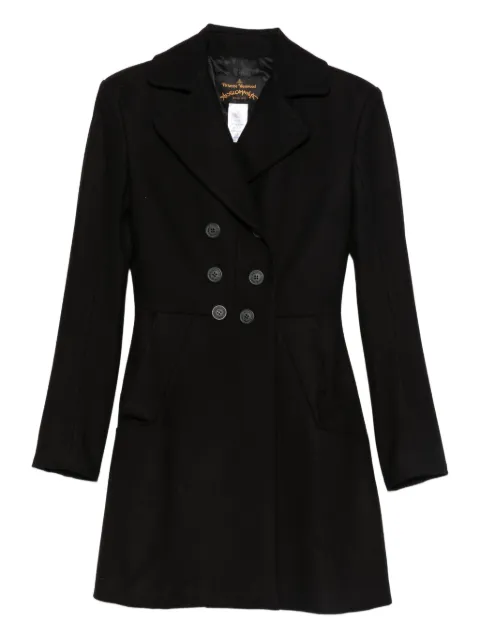 Vivienne Westwood Pre-Owned 2015-2016 double-breasted coat Black VW580VH
