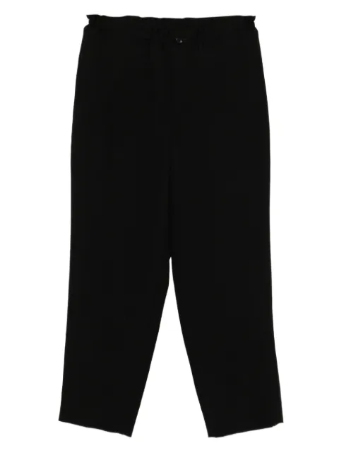 Black Comme Des Garçons wool trousers Black 1PP0140521