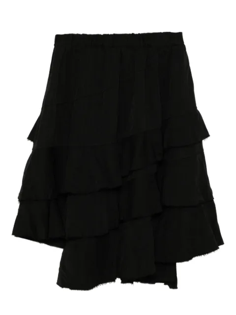 Black Comme Des Garçons ruffled skirt Black 1PS009052