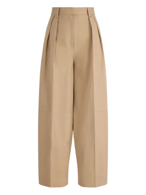 Altuzarra pleated gabardine trousers Neutrals F1256007ACS017BRUSHEDCOTTONGABARDINE