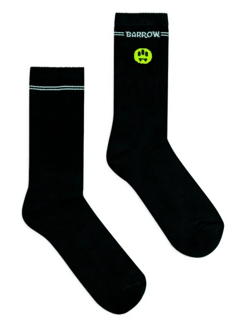 BARROW logo-graphic socks Black F5BWUASO096